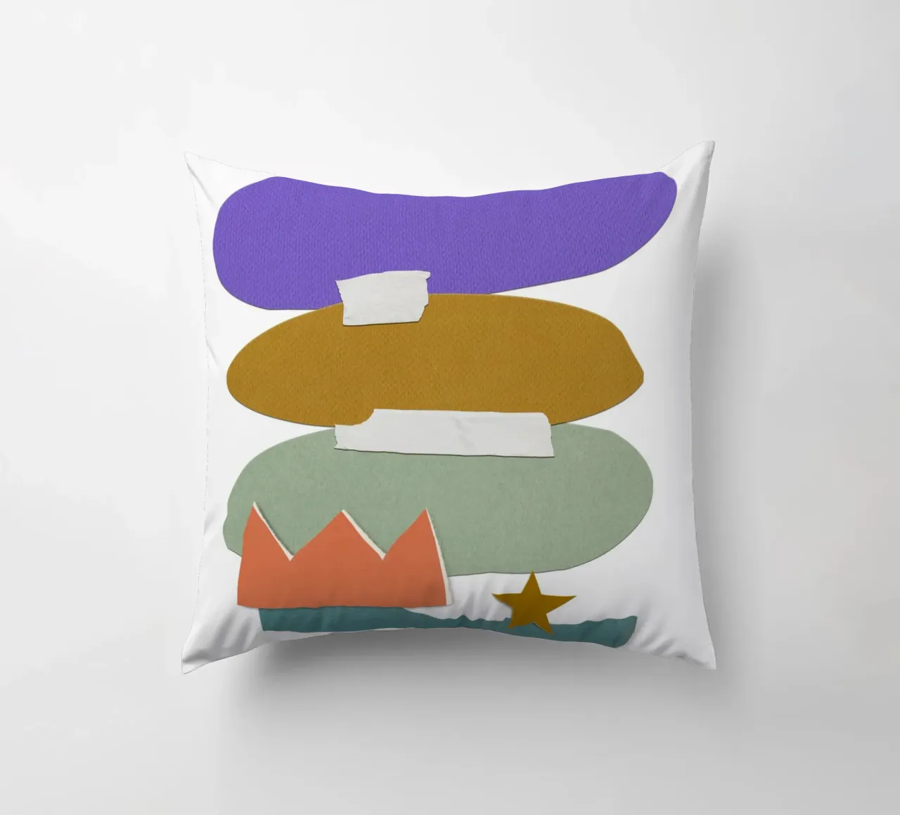 Colorful, irregular shapes cuscino da ramosashop