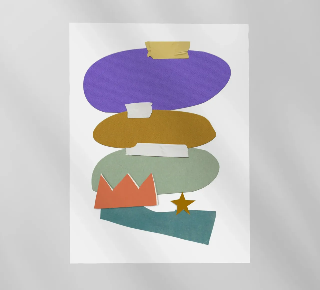 Colorful, irregular shapes pellicola backlit da ramosashop