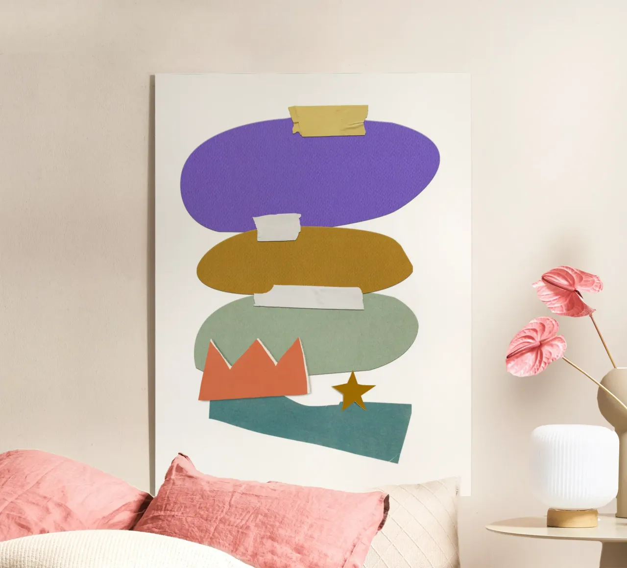 Colorful, irregular shapes plexiglass da ramosashop