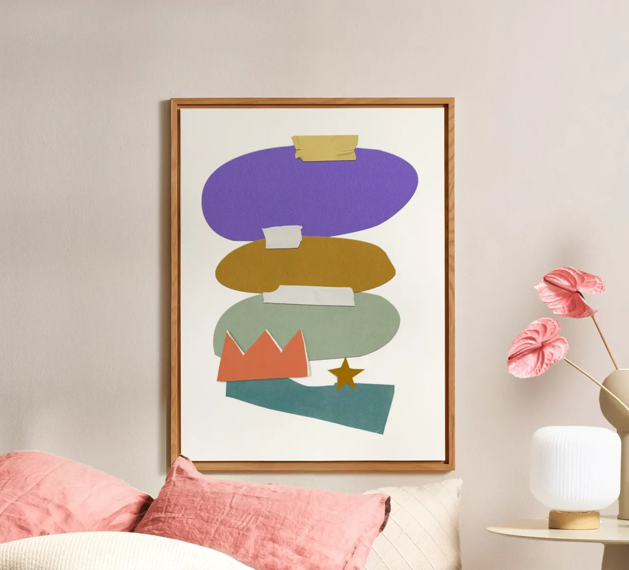 Colorful, irregular shapes alluminio dibond da ramosashop