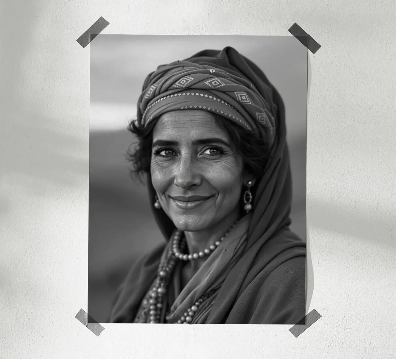 Tablaït - Ritratto di una donna amazigh poster da Amazigh