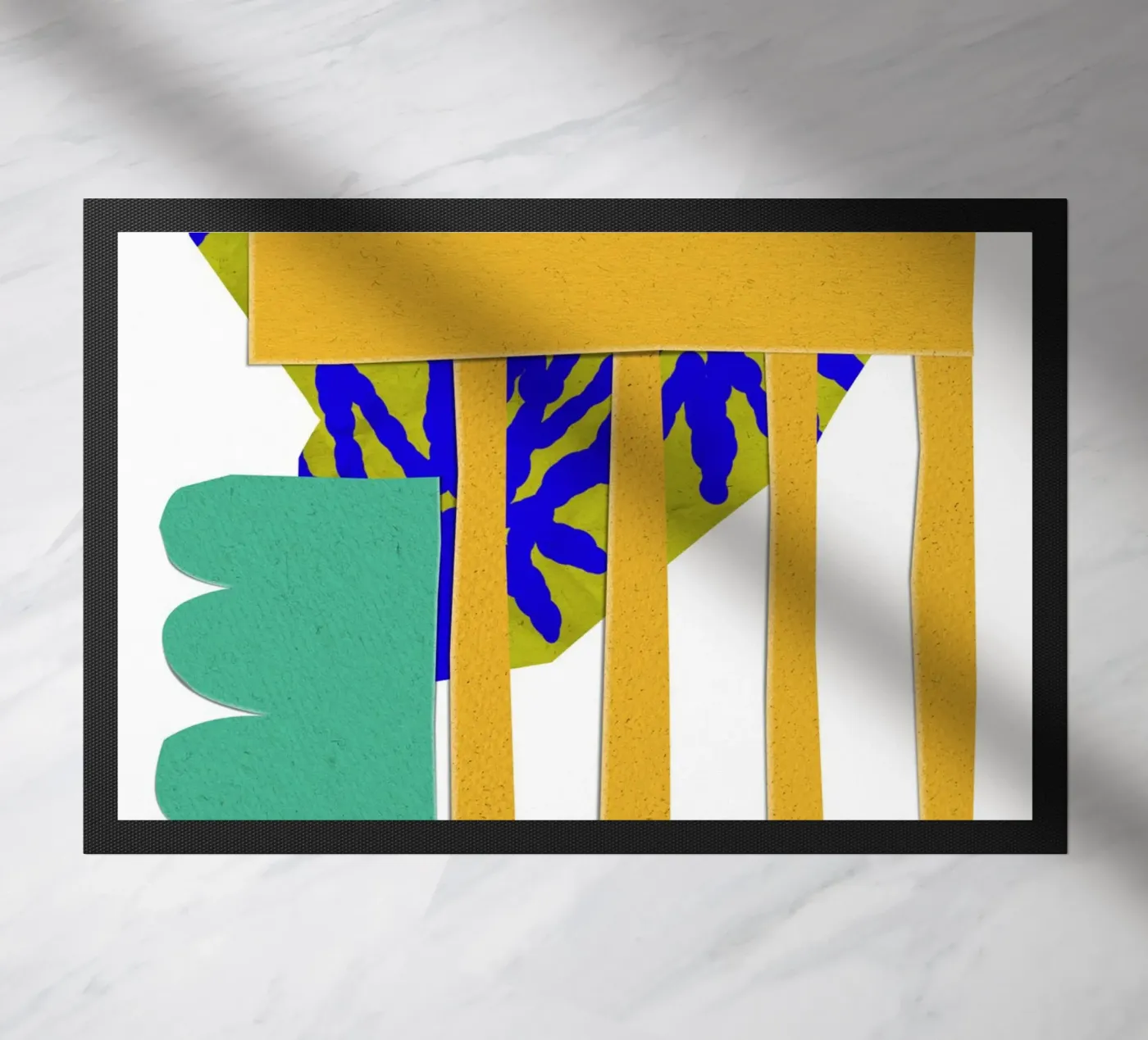 abstract collage deurmat van ramosashop