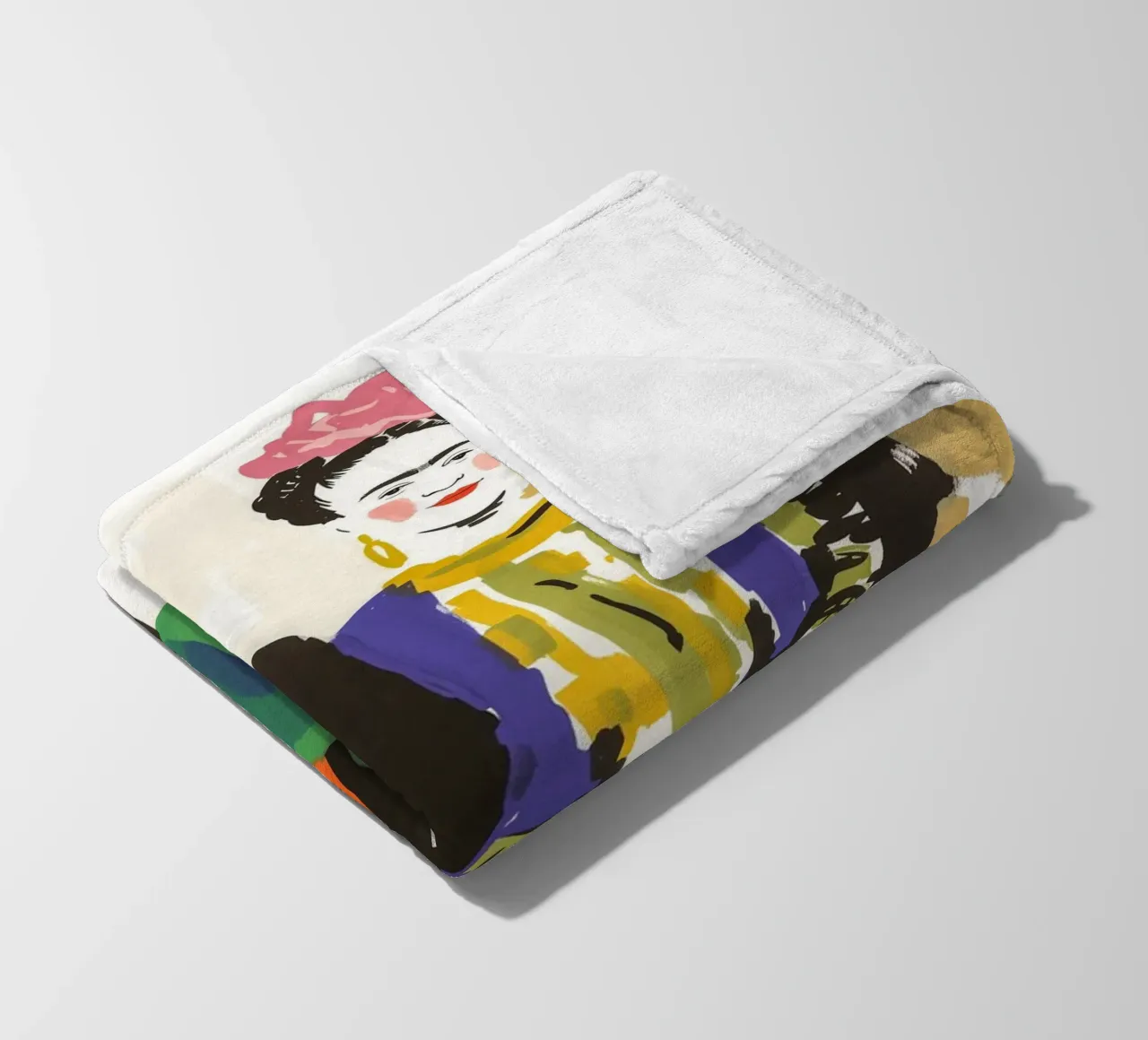 I due autoritratti di Fridas coperta in pile da Carinaprint