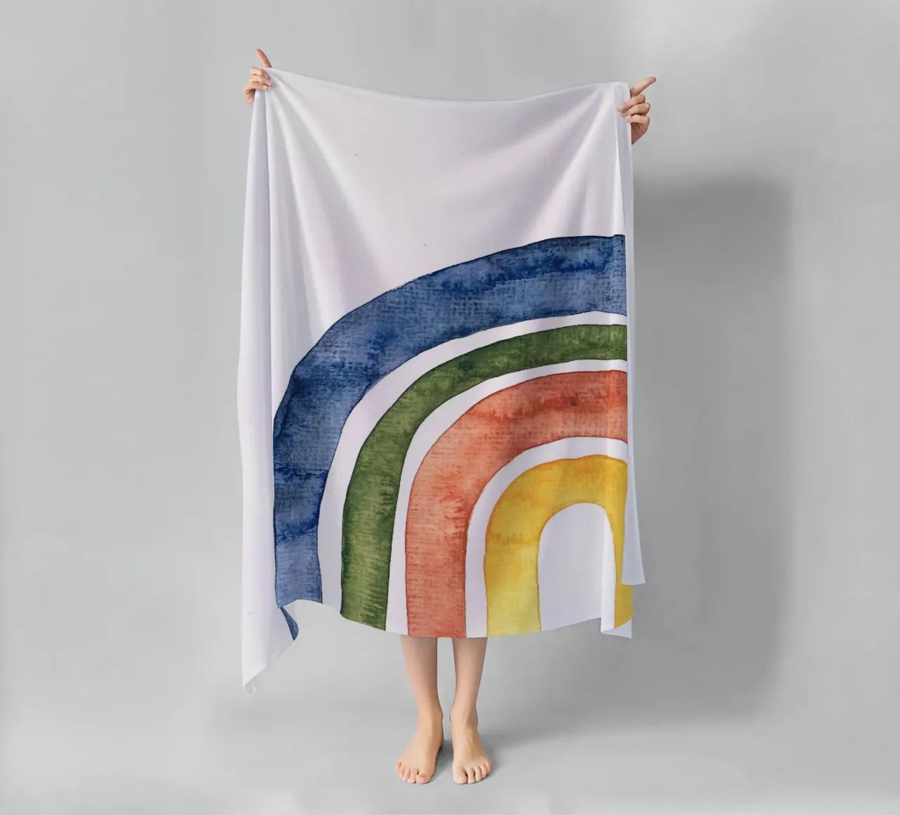 Regenbogen in Wasserfarbe telo mare da BAINAI KIDS