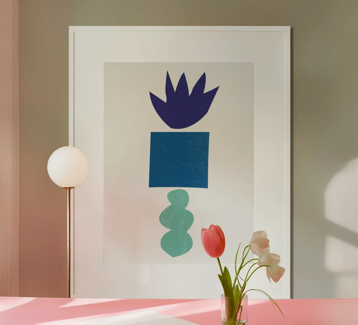 Bold geometric shapes poster da ramosashop