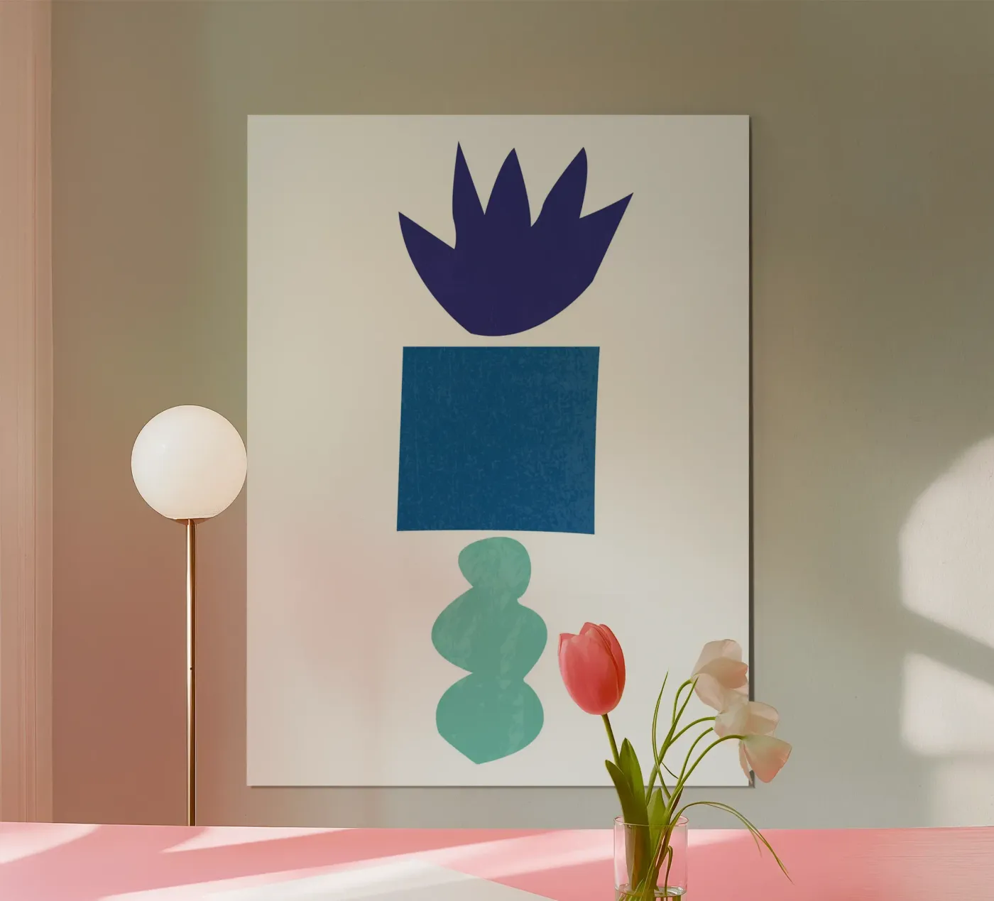 Bold geometric shapes poster da ramosashop