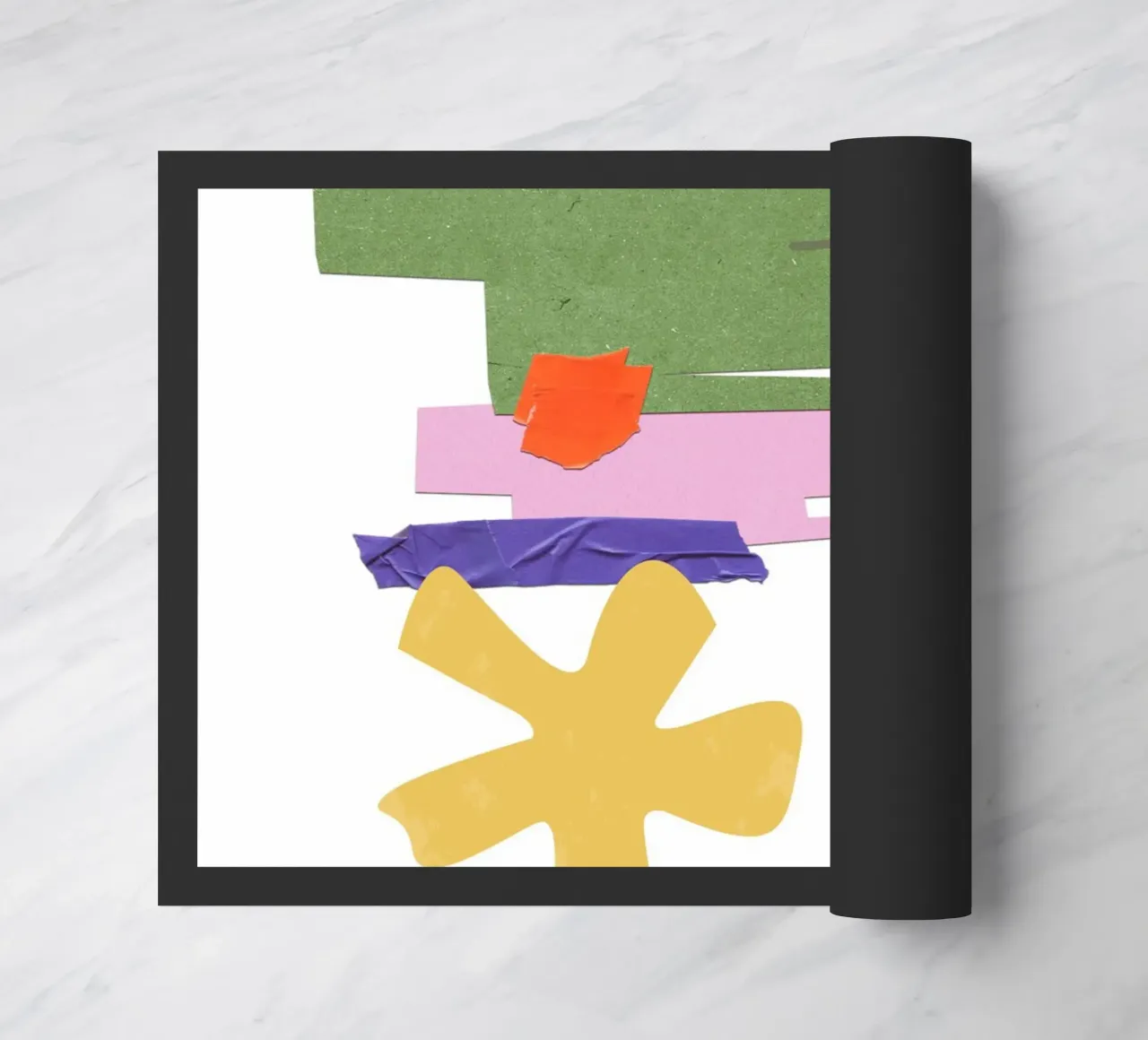 vibrant composition collage zerbino da ramosashop