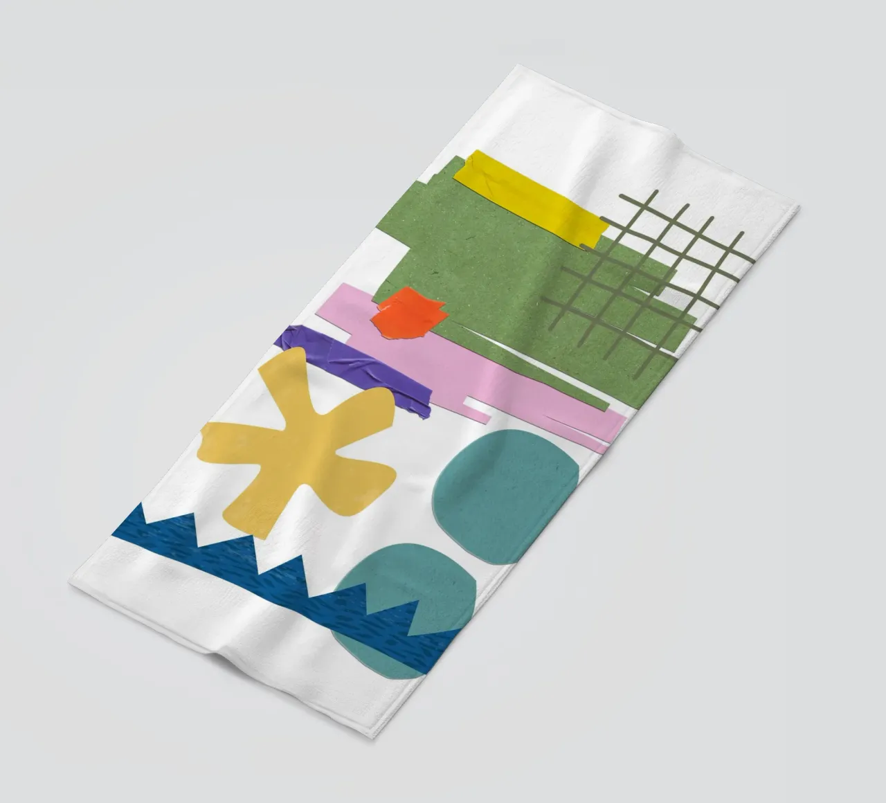 vibrant composition collage telo mare da ramosashop