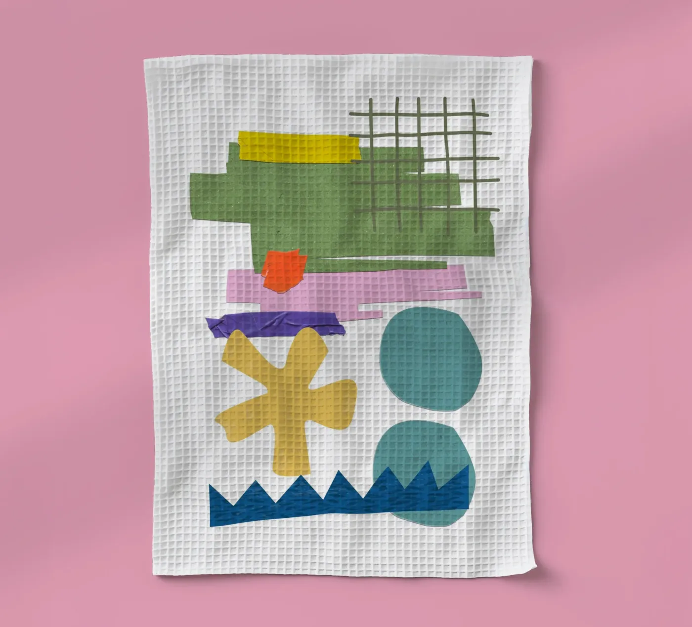 vibrant composition collage torchon de ramosashop