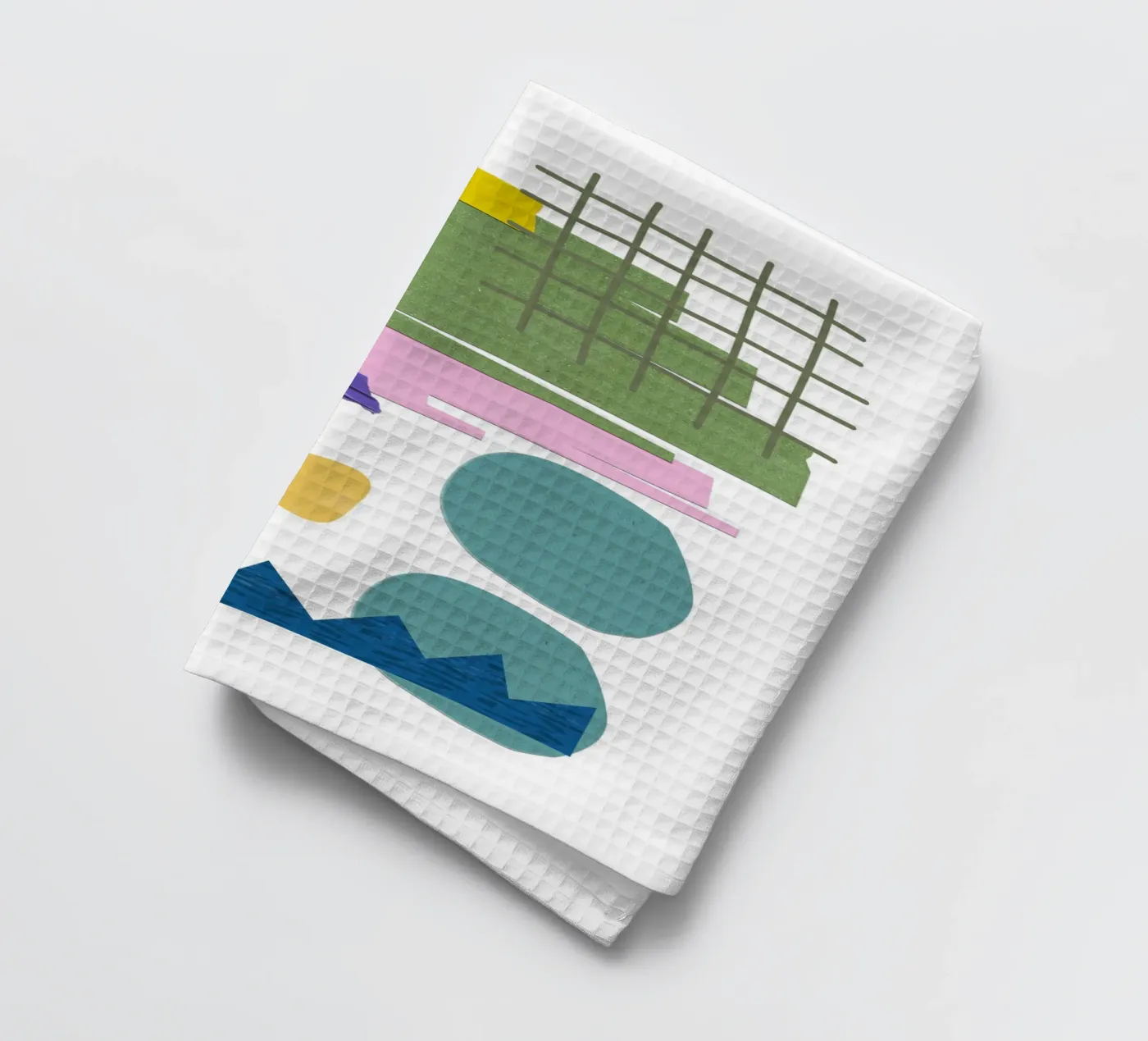 vibrant composition collage torchon de ramosashop