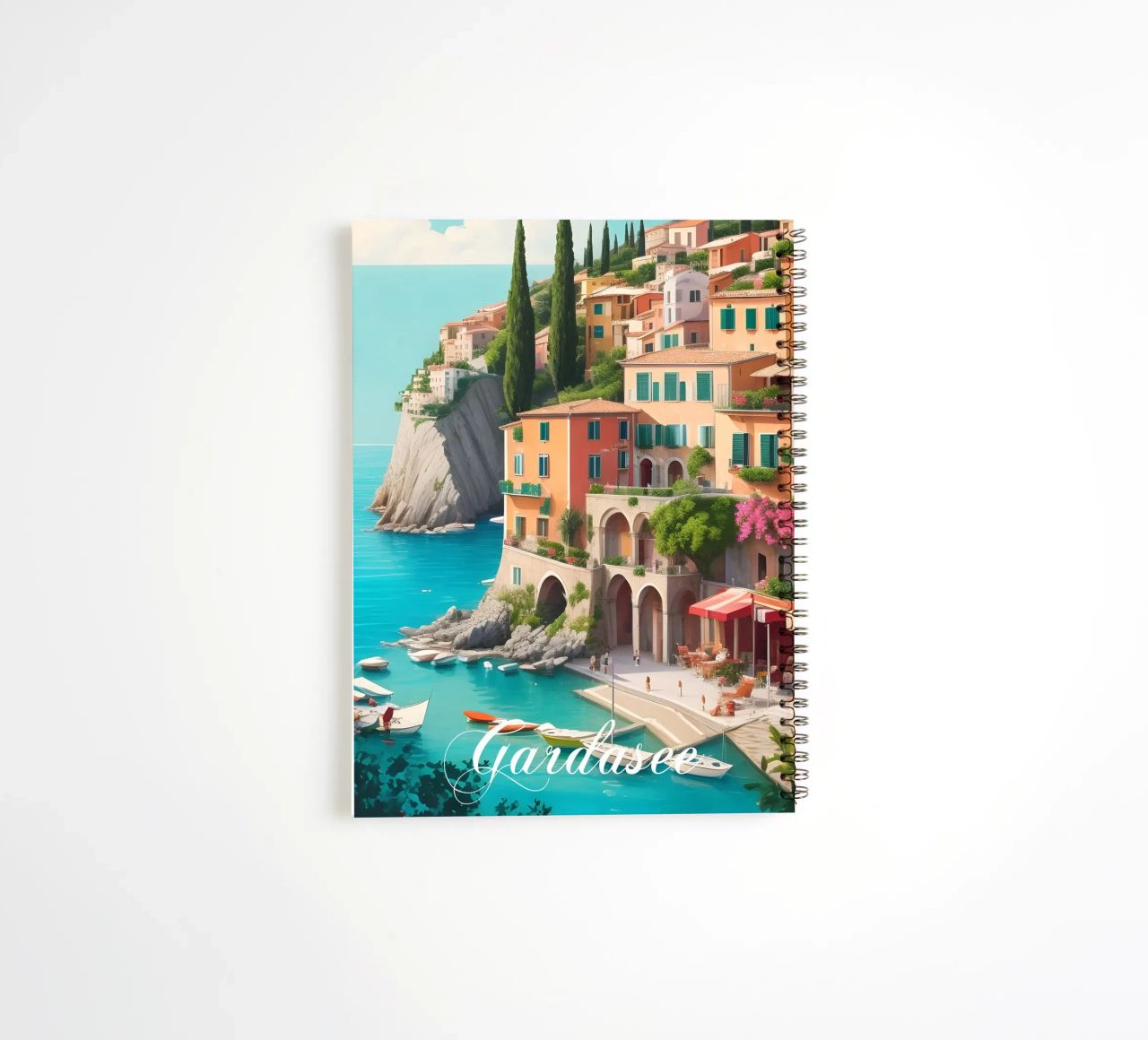 Gardasee-Ufer Ringbuch von Charnwood Prints