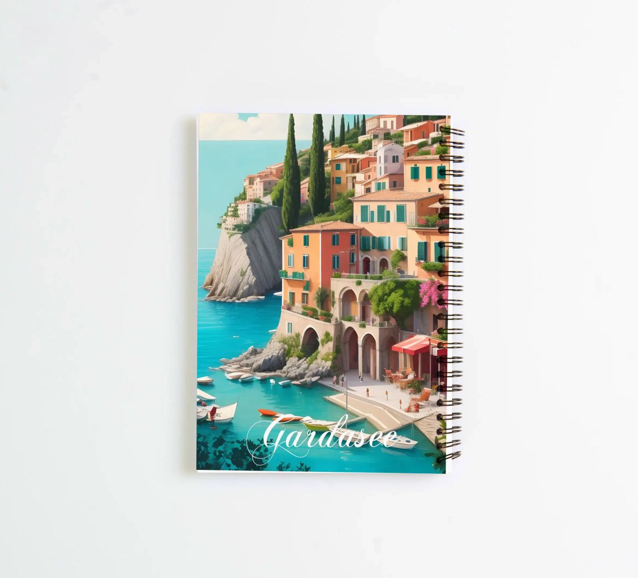Gardasee-Ufer Ringbuch von Charnwood Prints