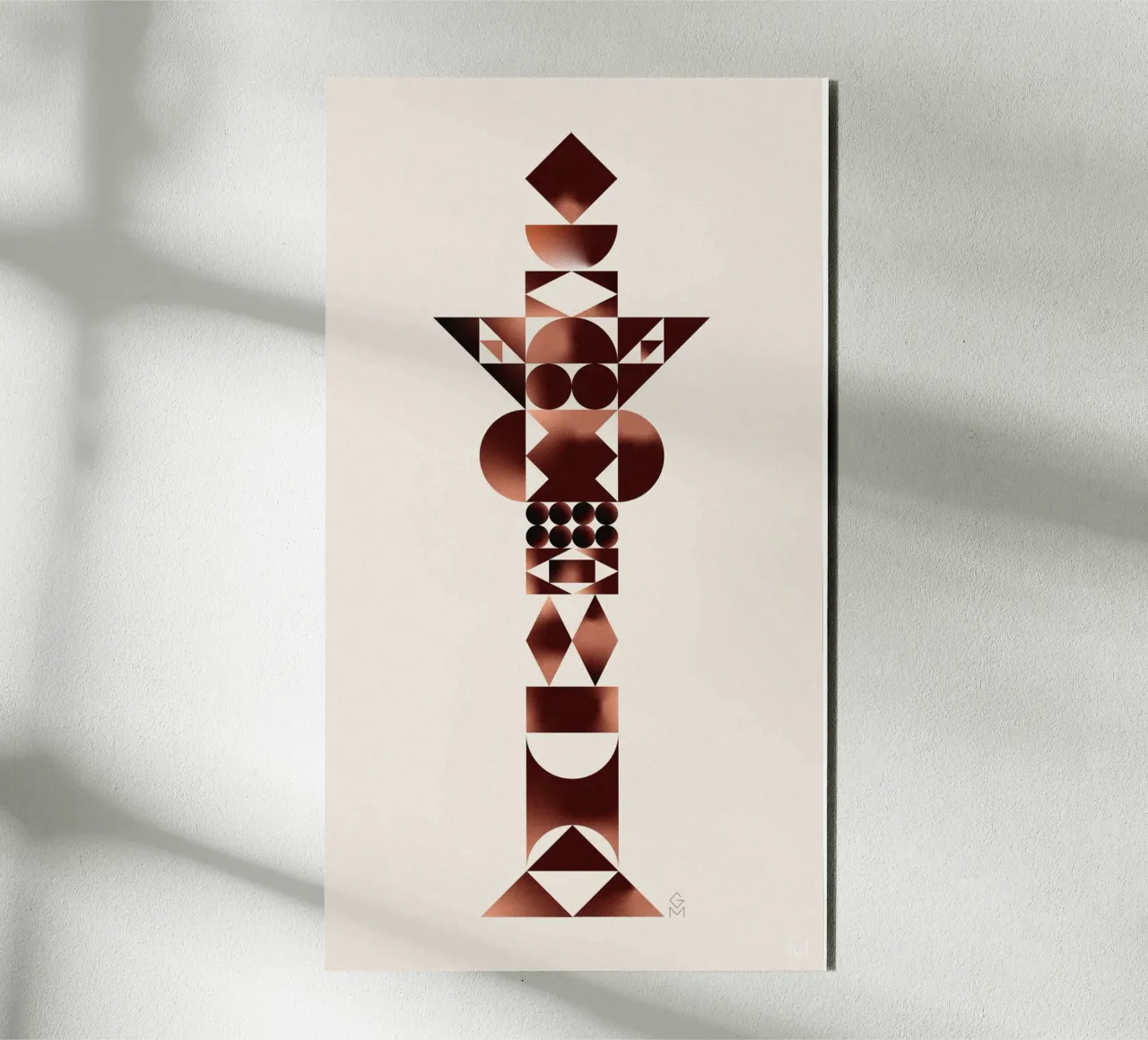 Totem Constructie I aluminium-dibond van Seed & Signal