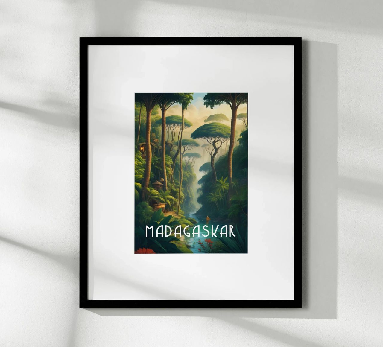 Regenwoud Madagaskar poster van Charnwood Prints