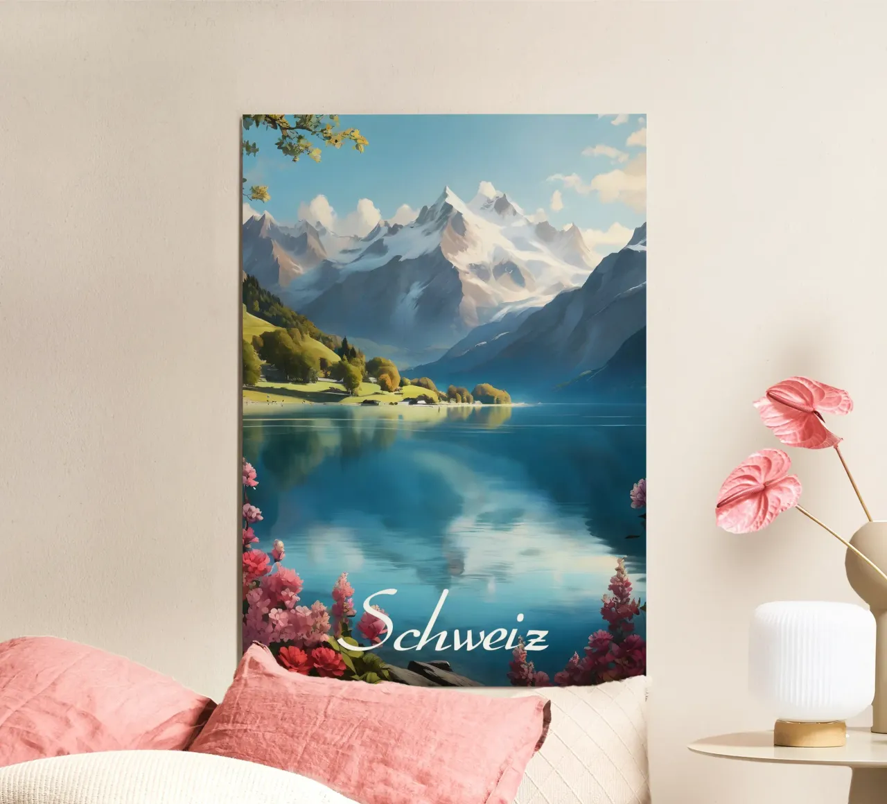 Switzerland Lakes forex plate by Charnwood Prints