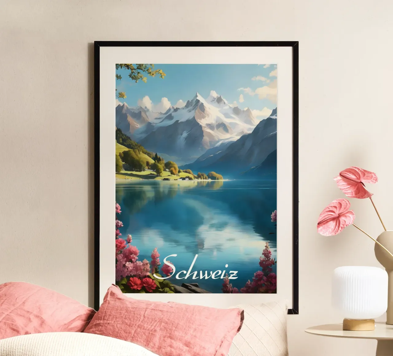 Svizzera Laghi carta hahnemühle da Charnwood Prints