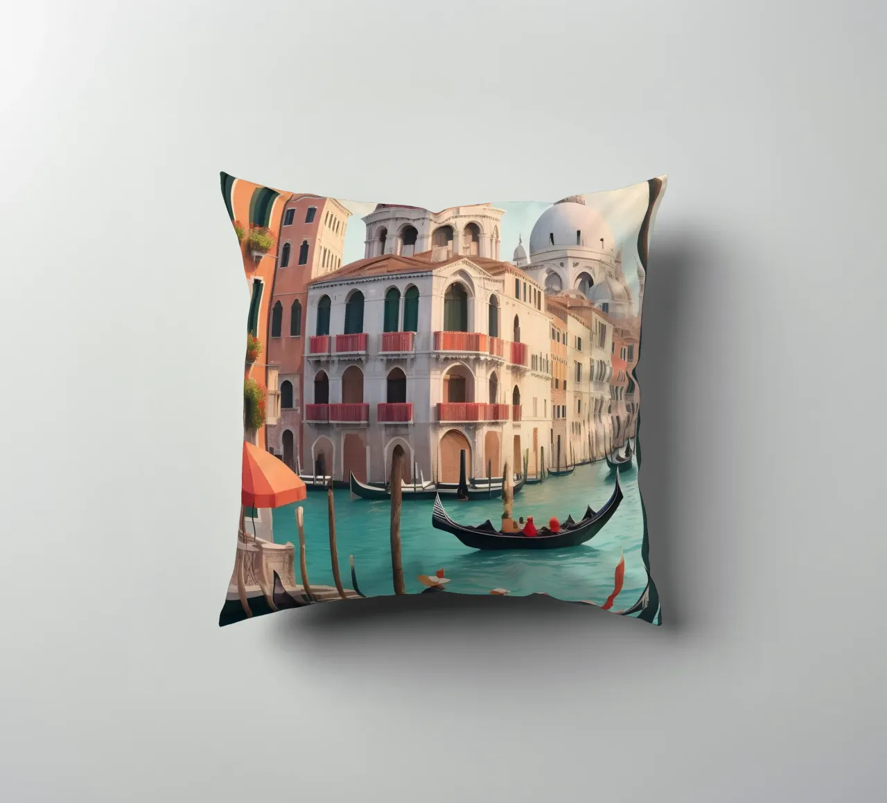 Venice Italy Canals decorative cushion by Charnwood Prints