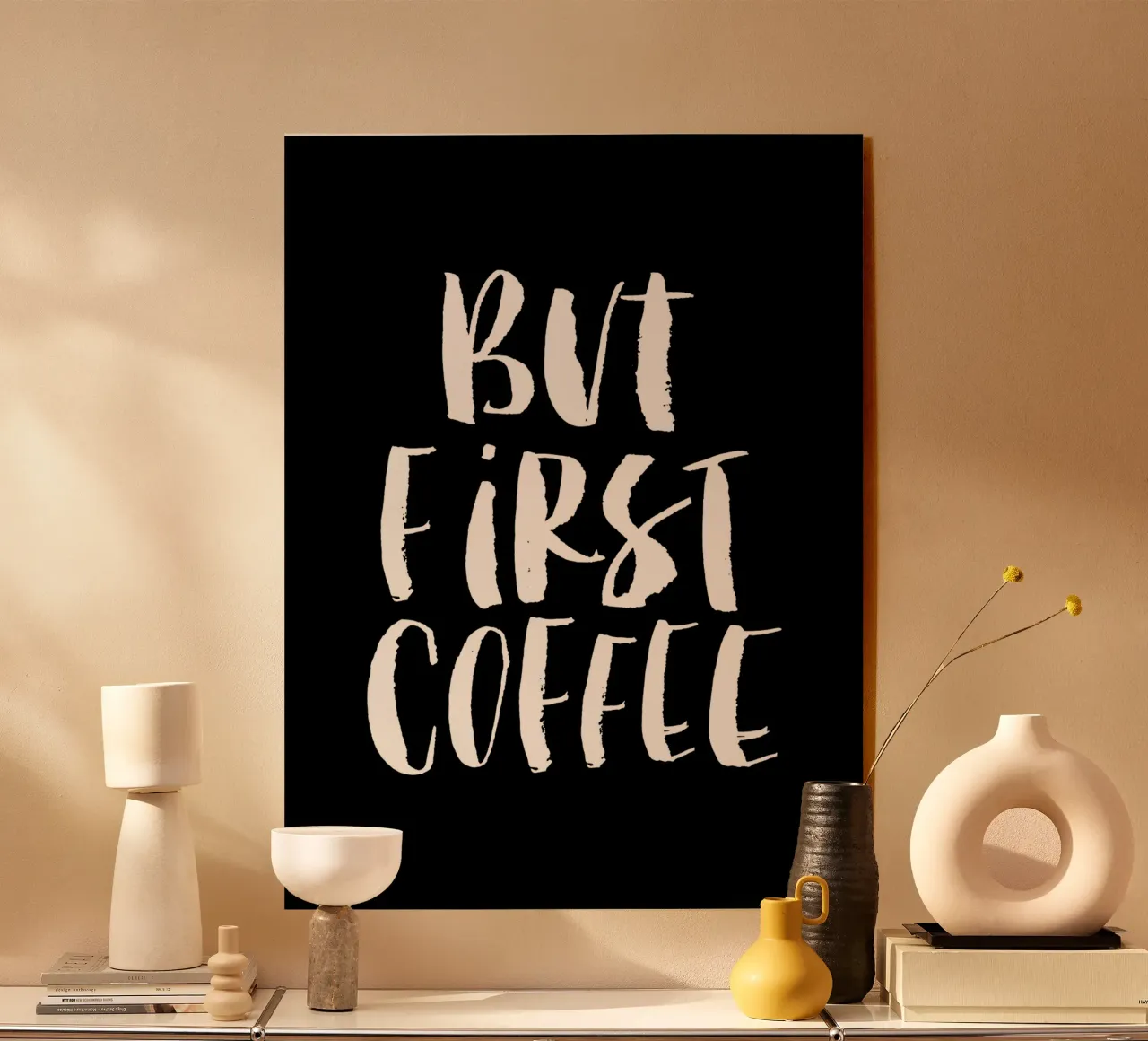 Ma prima il caffè plexiglass da THE MOTIVATED TYPE