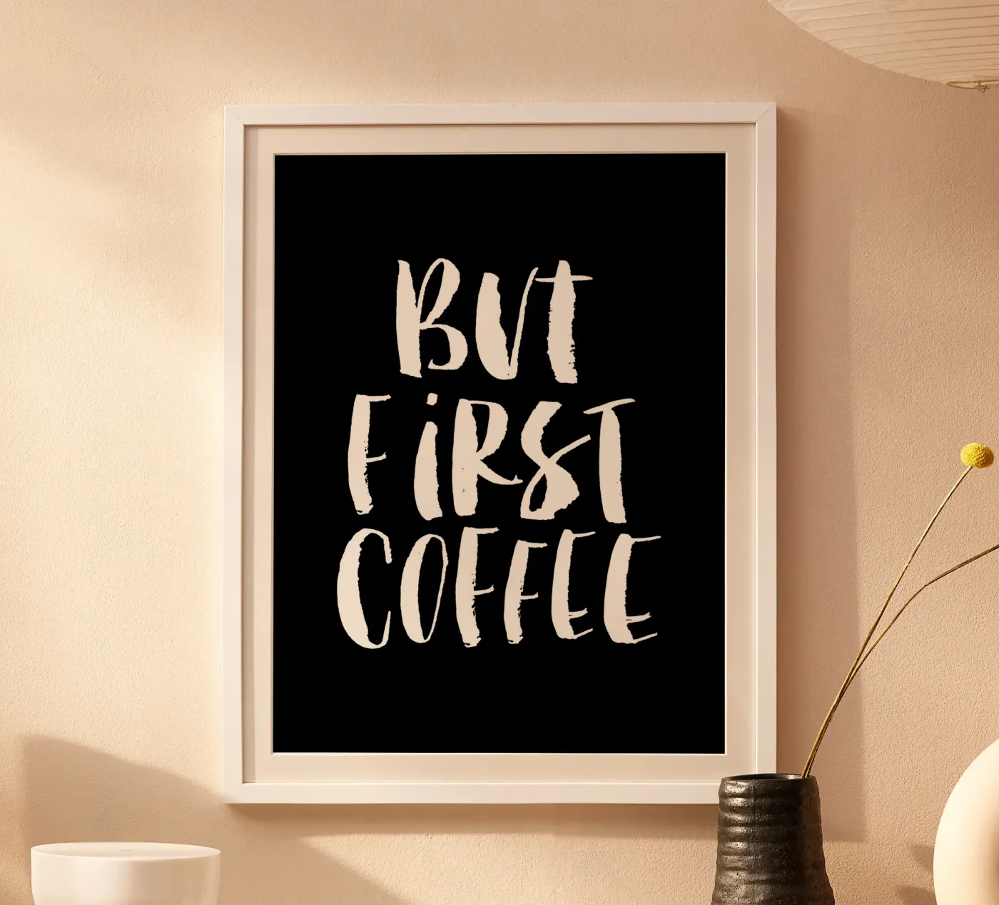 But First Coffee poster da THE MOTIVATED TYPE