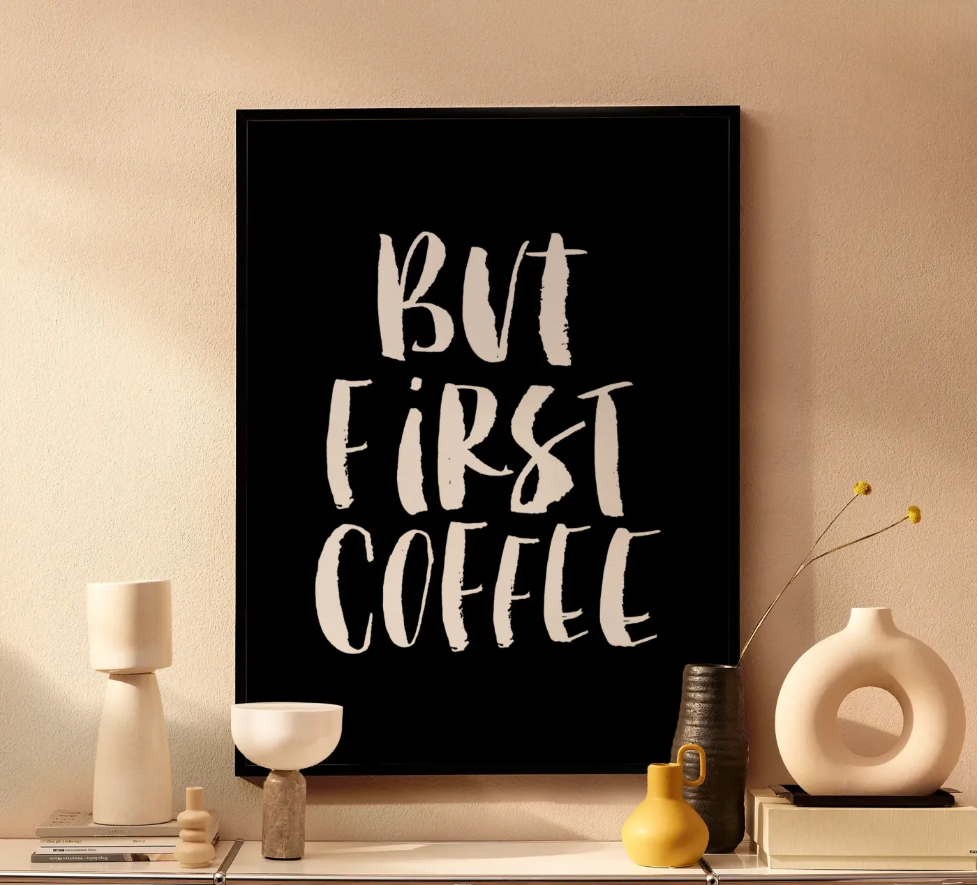 But First Coffee poster da THE MOTIVATED TYPE