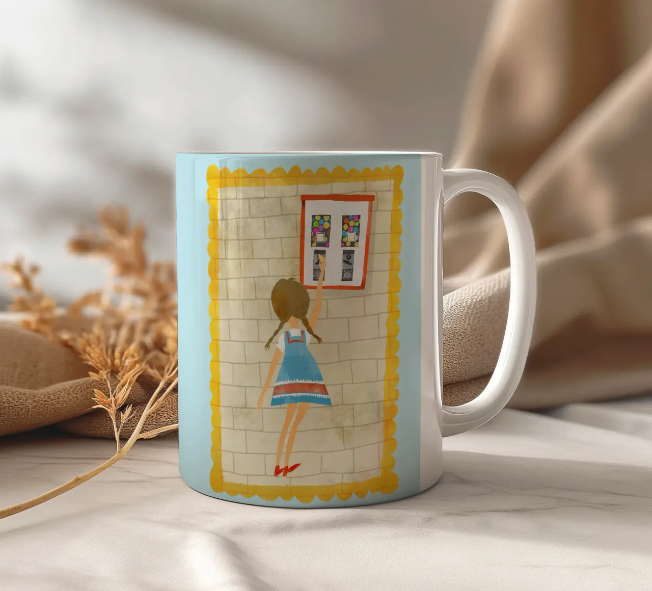 Kaugummiautomat Retro Nostalgie tazza in ceramica da DYDesign