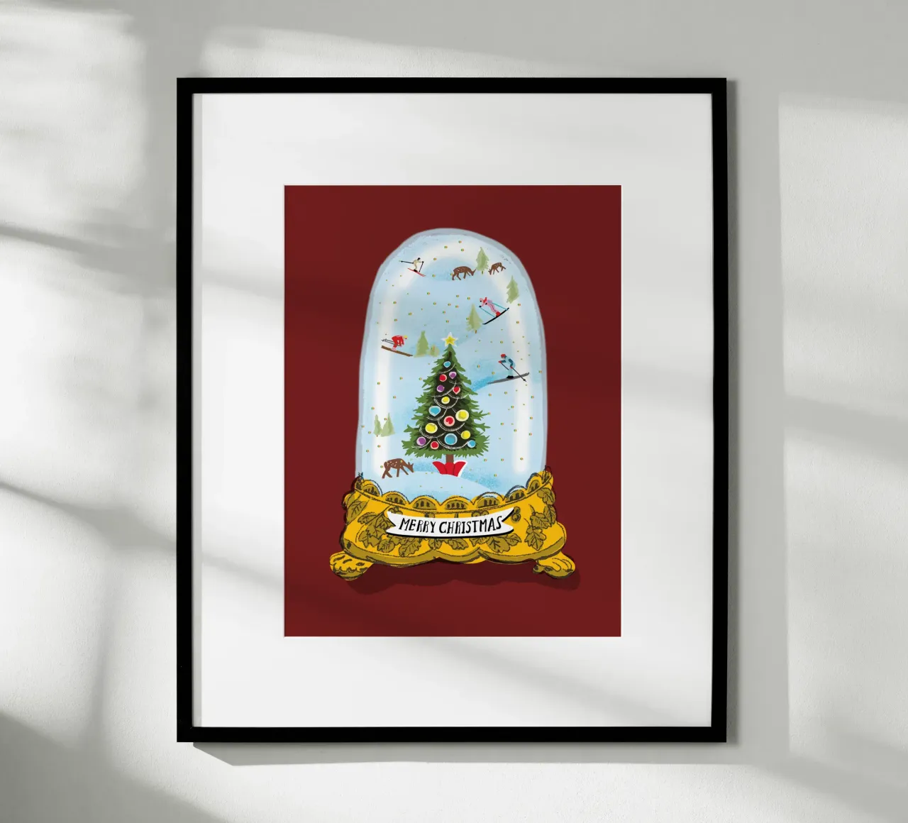 Globo di neve di Natale poster da DYDesign