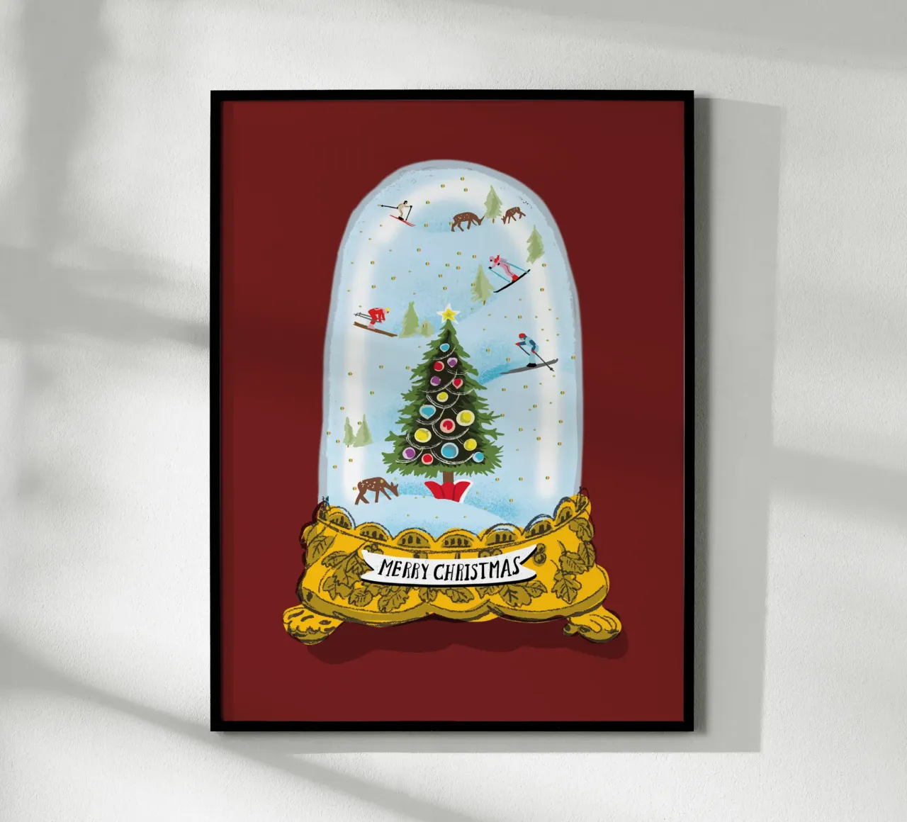 Globo di neve di Natale poster da DYDesign