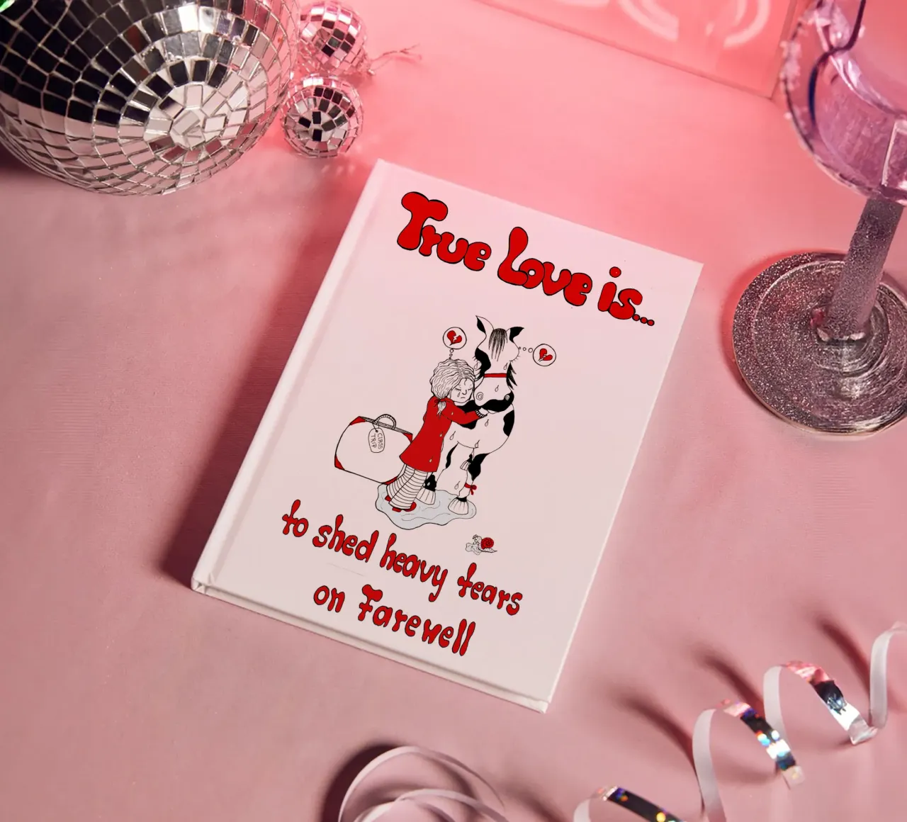 True Love is to shed heavy tears on Farewell notebook by Pferdemädchen