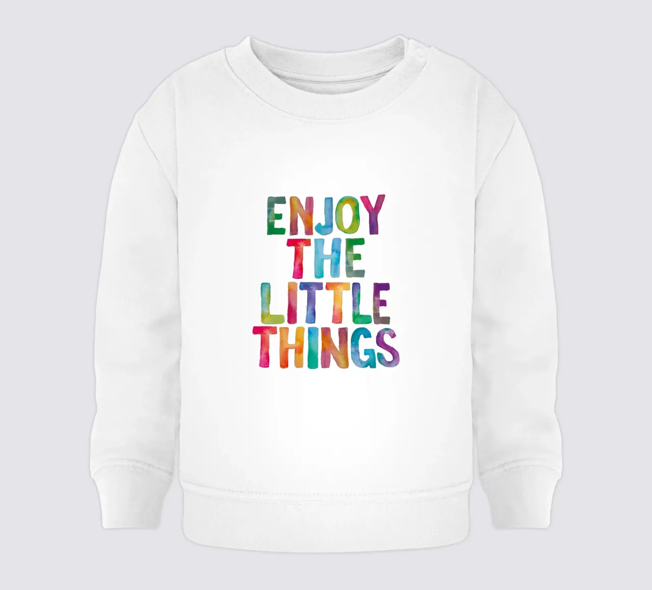 Godetevi le piccole cose felpa neonato da THE MOTIVATED TYPE