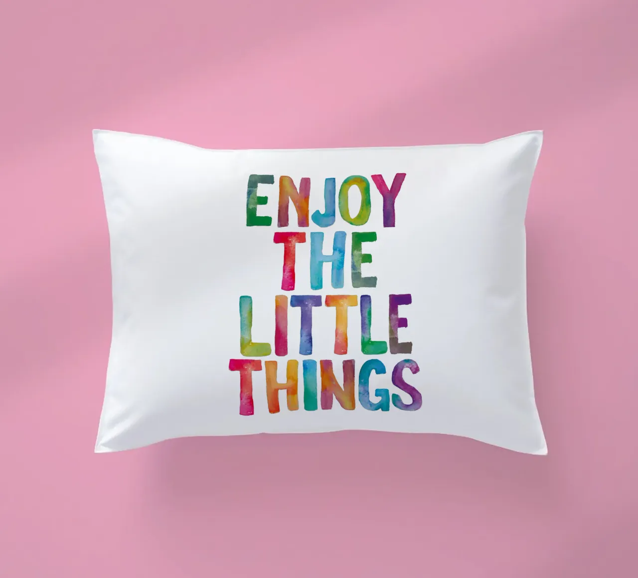 Godetevi le piccole cose cuscino da THE MOTIVATED TYPE