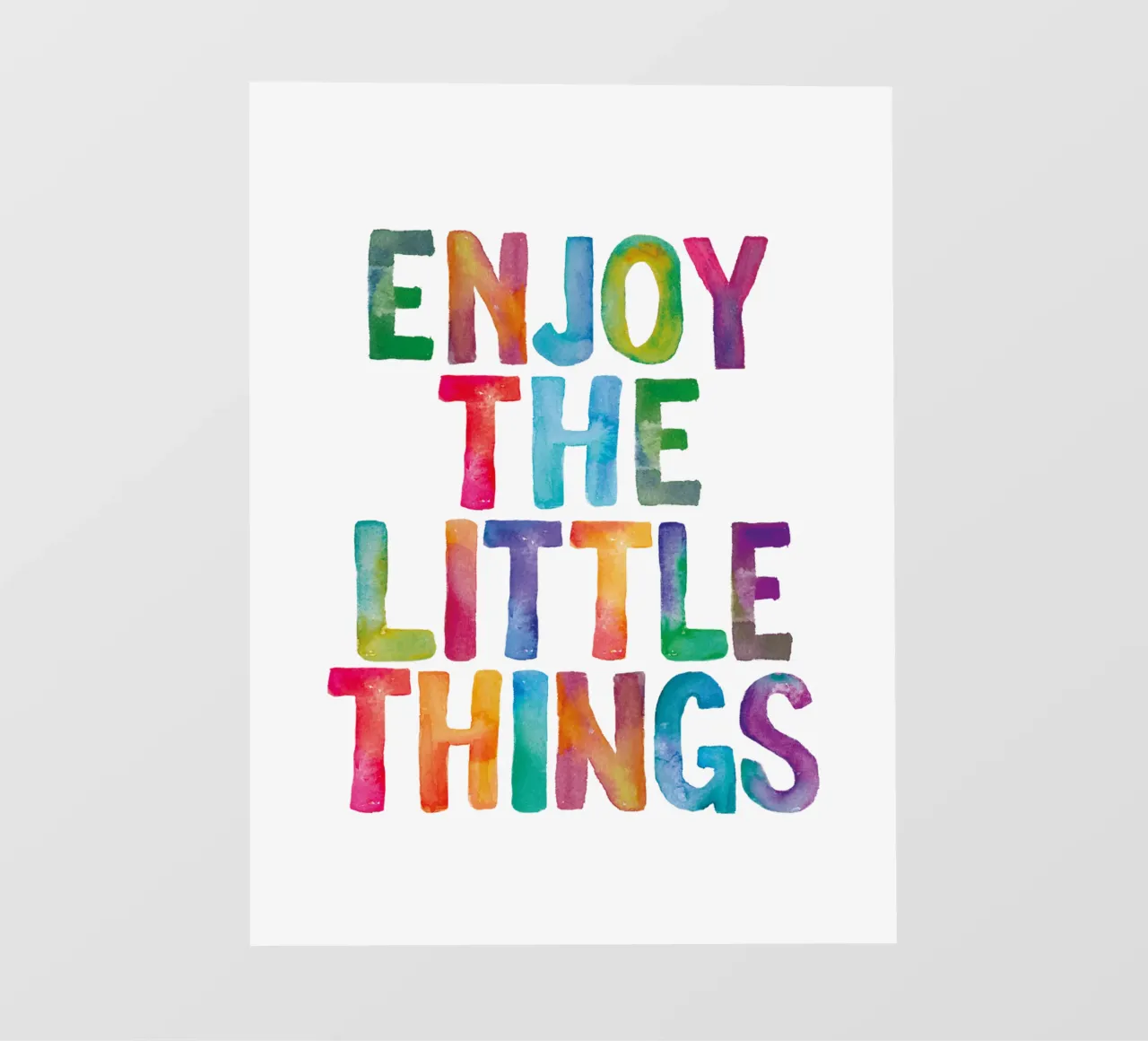 Godetevi le piccole cose telo in pvc da THE MOTIVATED TYPE