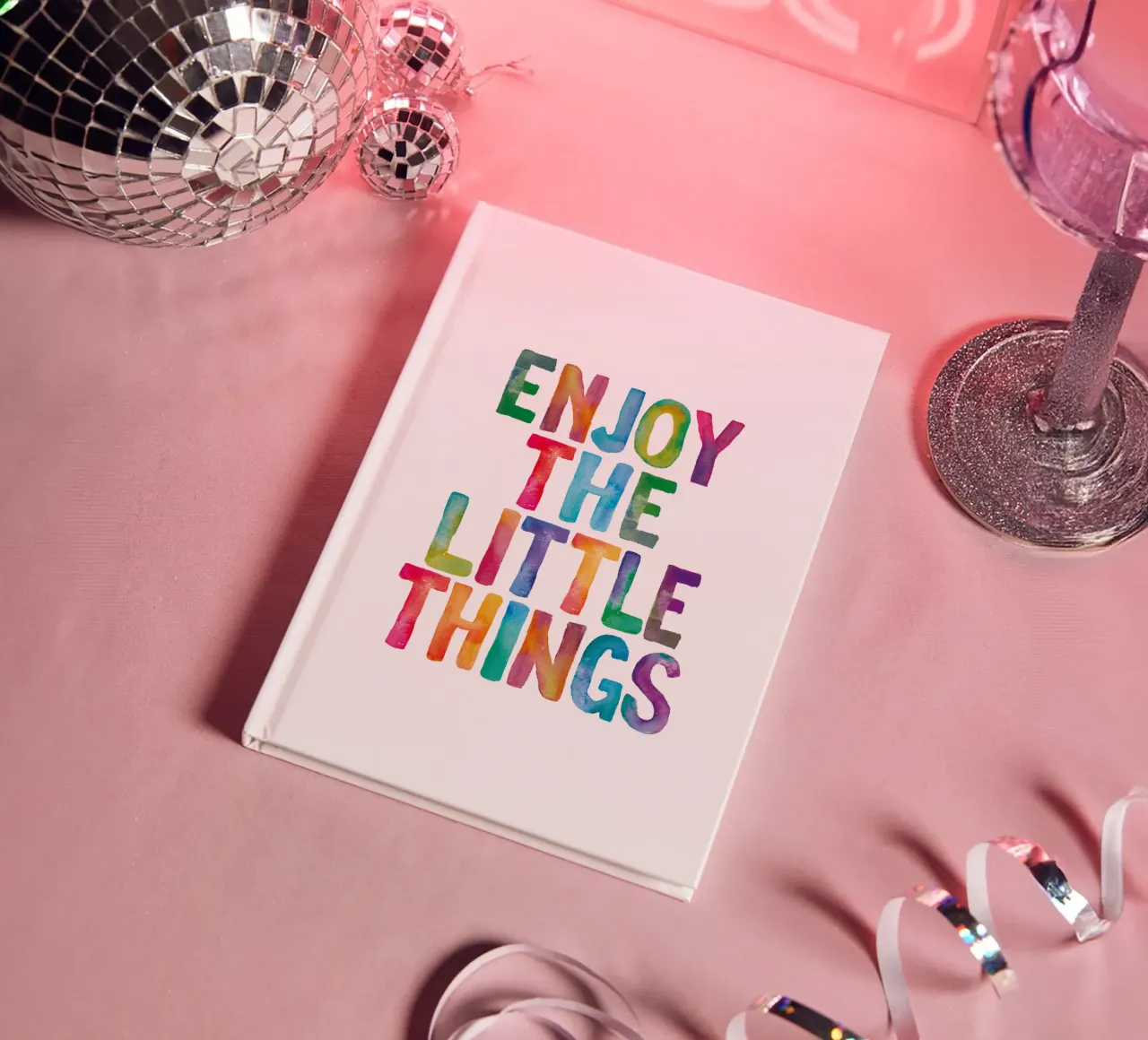 Enjoy The Little Things notebook by THE MOTIVATED TYPE
