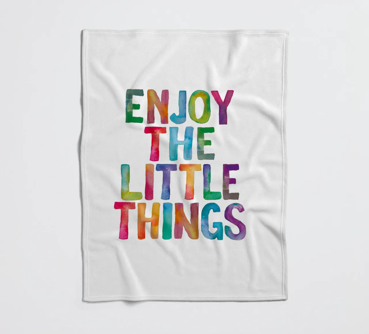 Godetevi le piccole cose coperta in pile da THE MOTIVATED TYPE