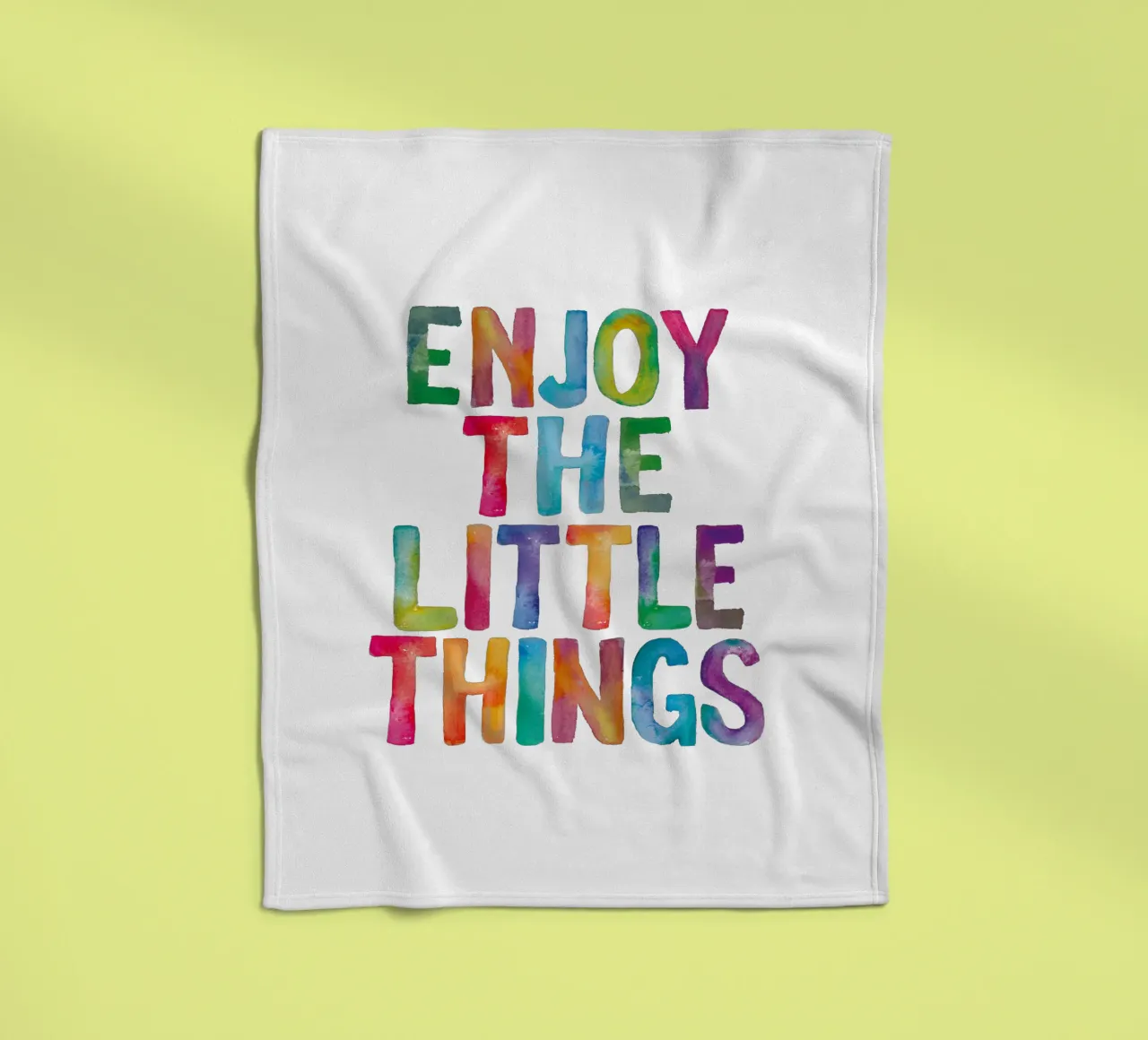 Godetevi le piccole cose coperta in pile da THE MOTIVATED TYPE