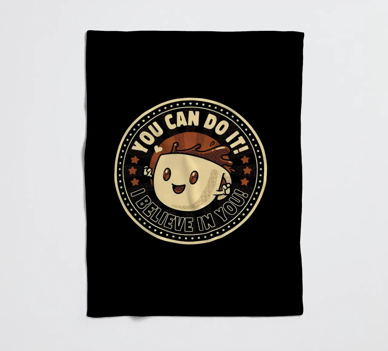 Emotional Support Espresso Shot coperta in pile da Tobe Fonseca