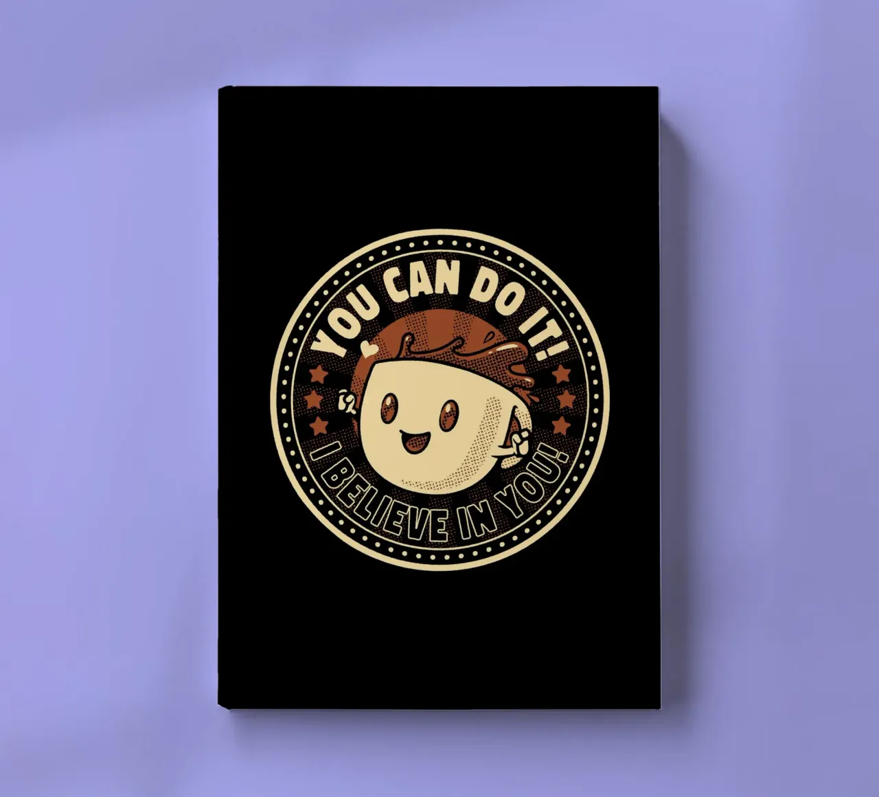 Emotional Support Espresso Shot notebook by Tobe Fonseca