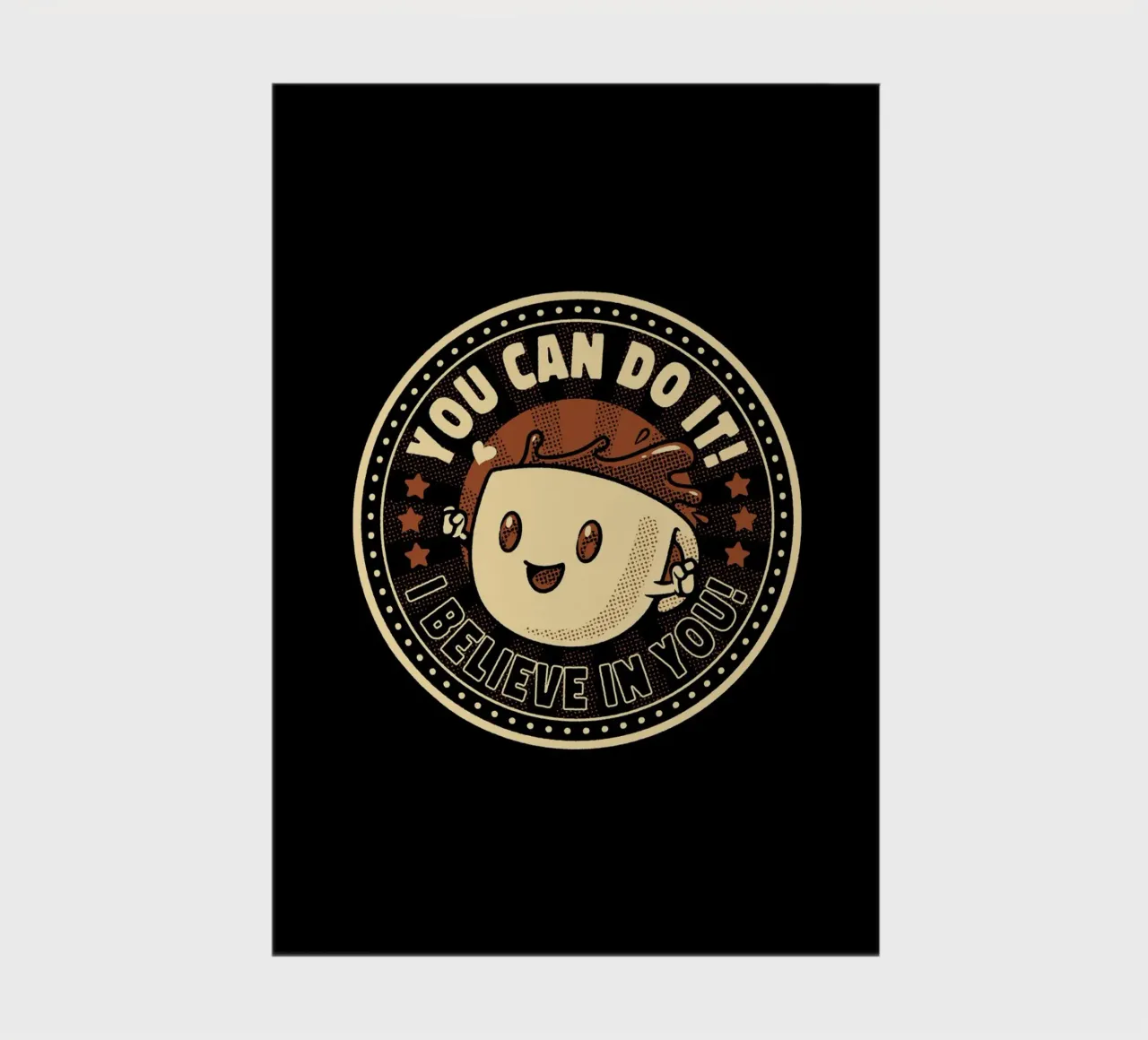Emotional Support Espresso Shot notebook by Tobe Fonseca