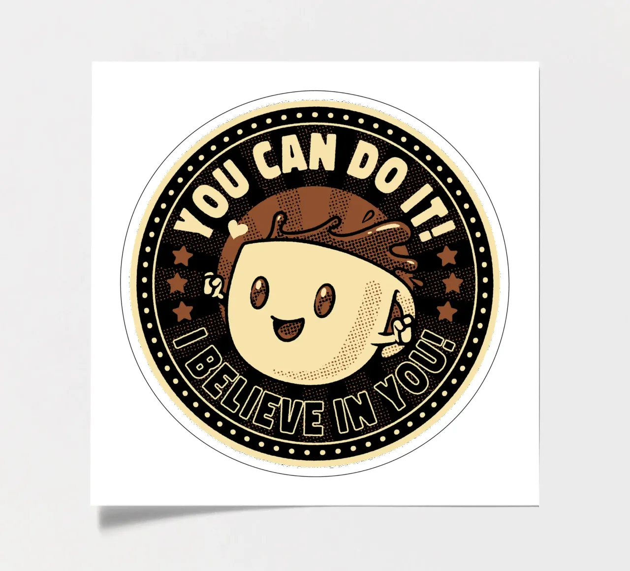 Emotionale Unterstützung Espresso Shot Stickerbogen von Tobe Fonseca