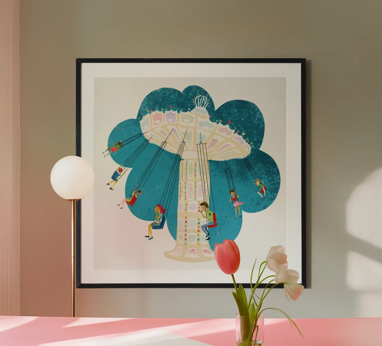Retro chain carousel hahnemühle by DYDesign