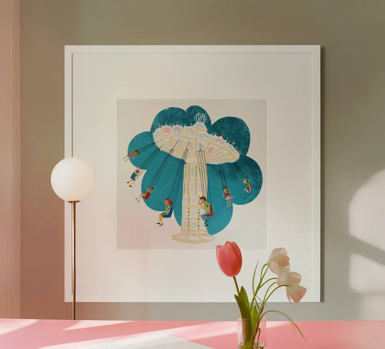 Retro chain carousel hahnemühle by DYDesign