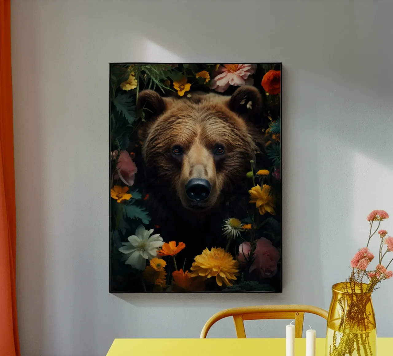 Bear Flowers plexiglass da Mateo