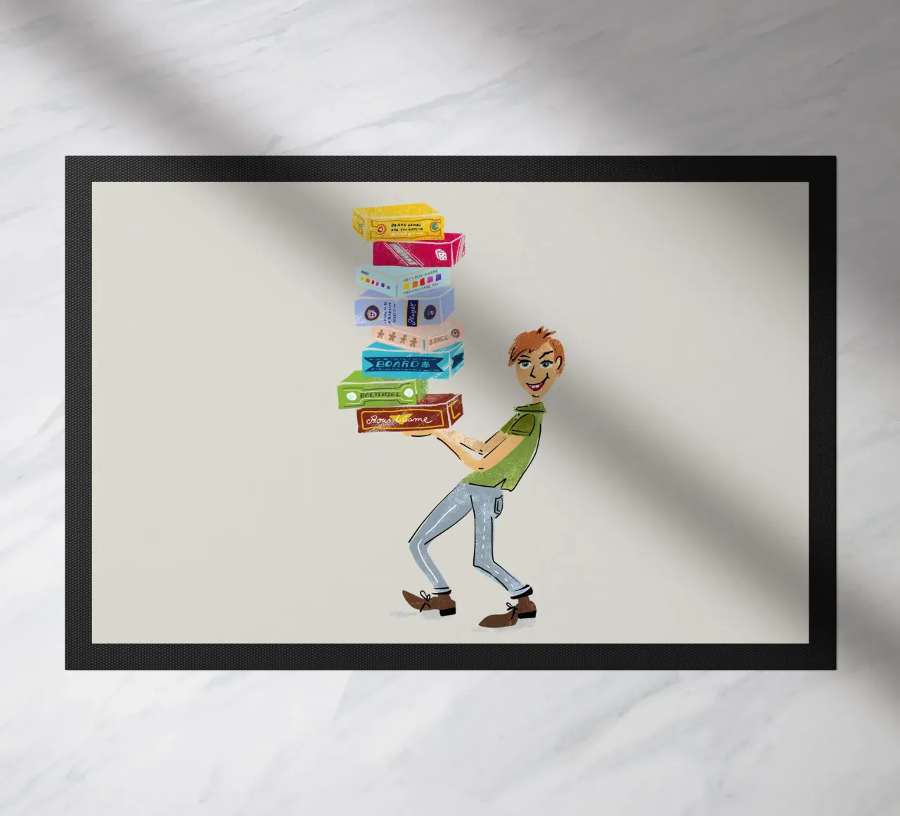 Board game fan - Board game player doormat by DYDesign