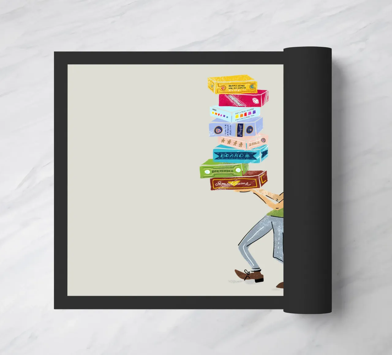 Board game fan - Board game player doormat by DYDesign