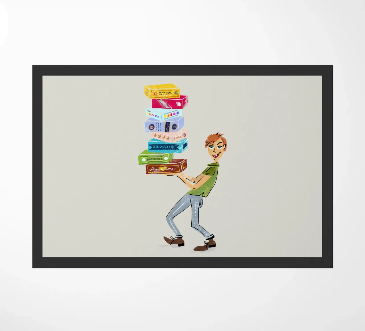 Board game fan - Board game player doormat by DYDesign