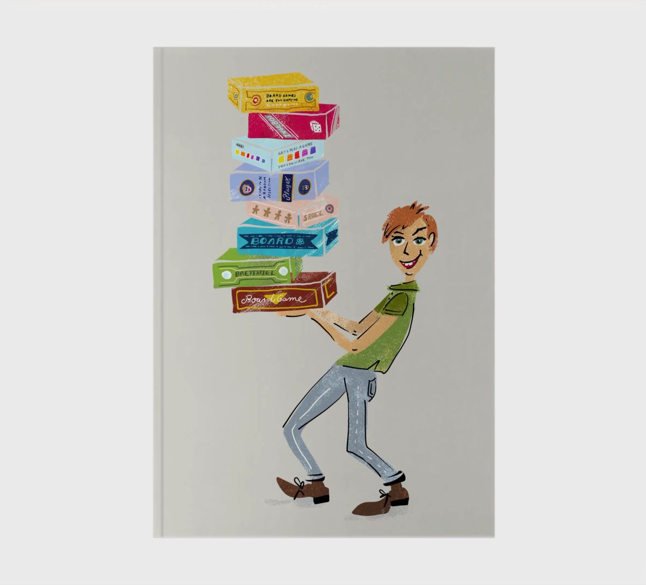 Board game fan - Board game player notebook by DYDesign