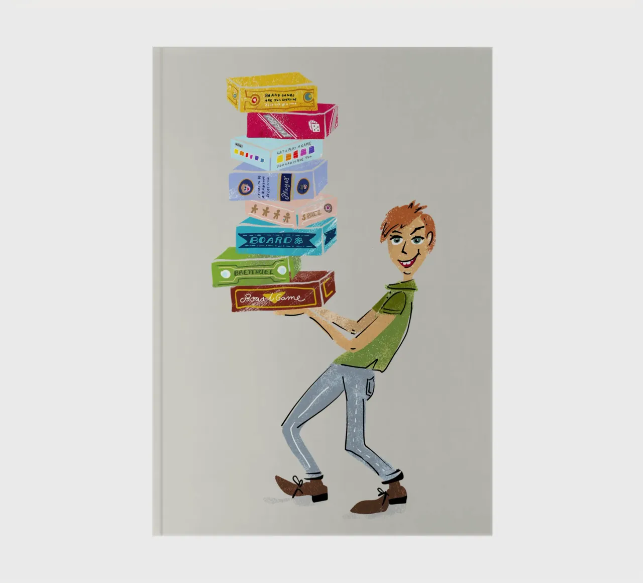 Board game fan - Board game player notebook by DYDesign