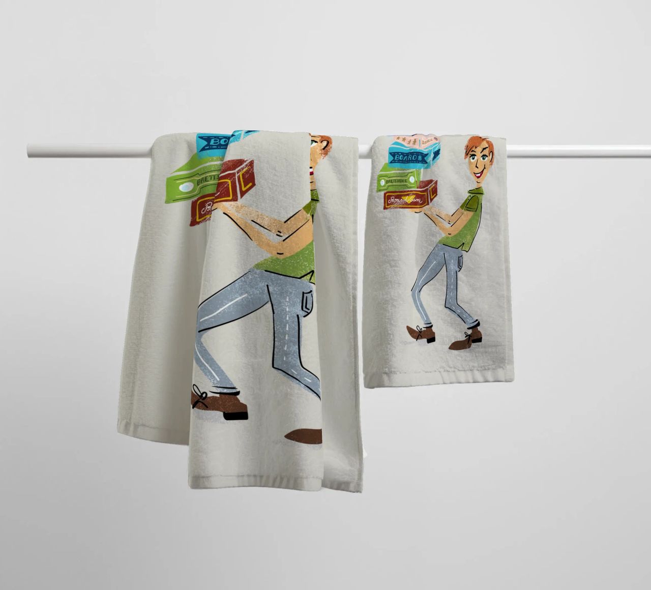 Board game fan - Board game player towel by DYDesign