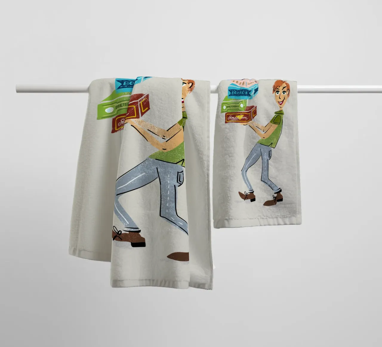 Board game fan - Board game player towel by DYDesign