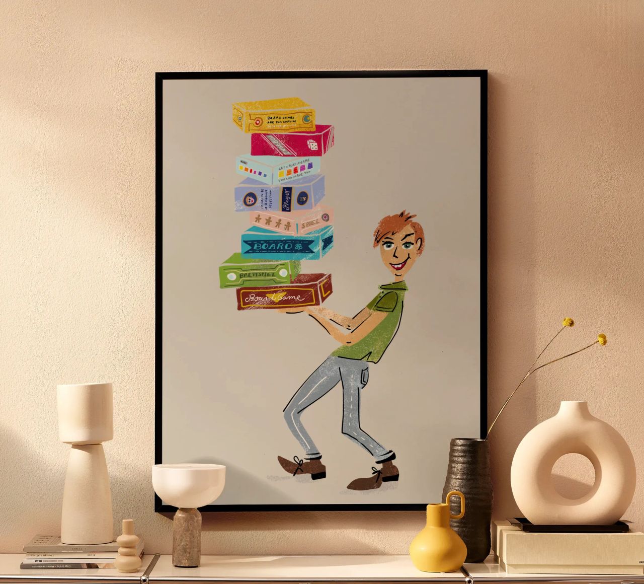 Board game fan - Board game player hahnemühle by DYDesign