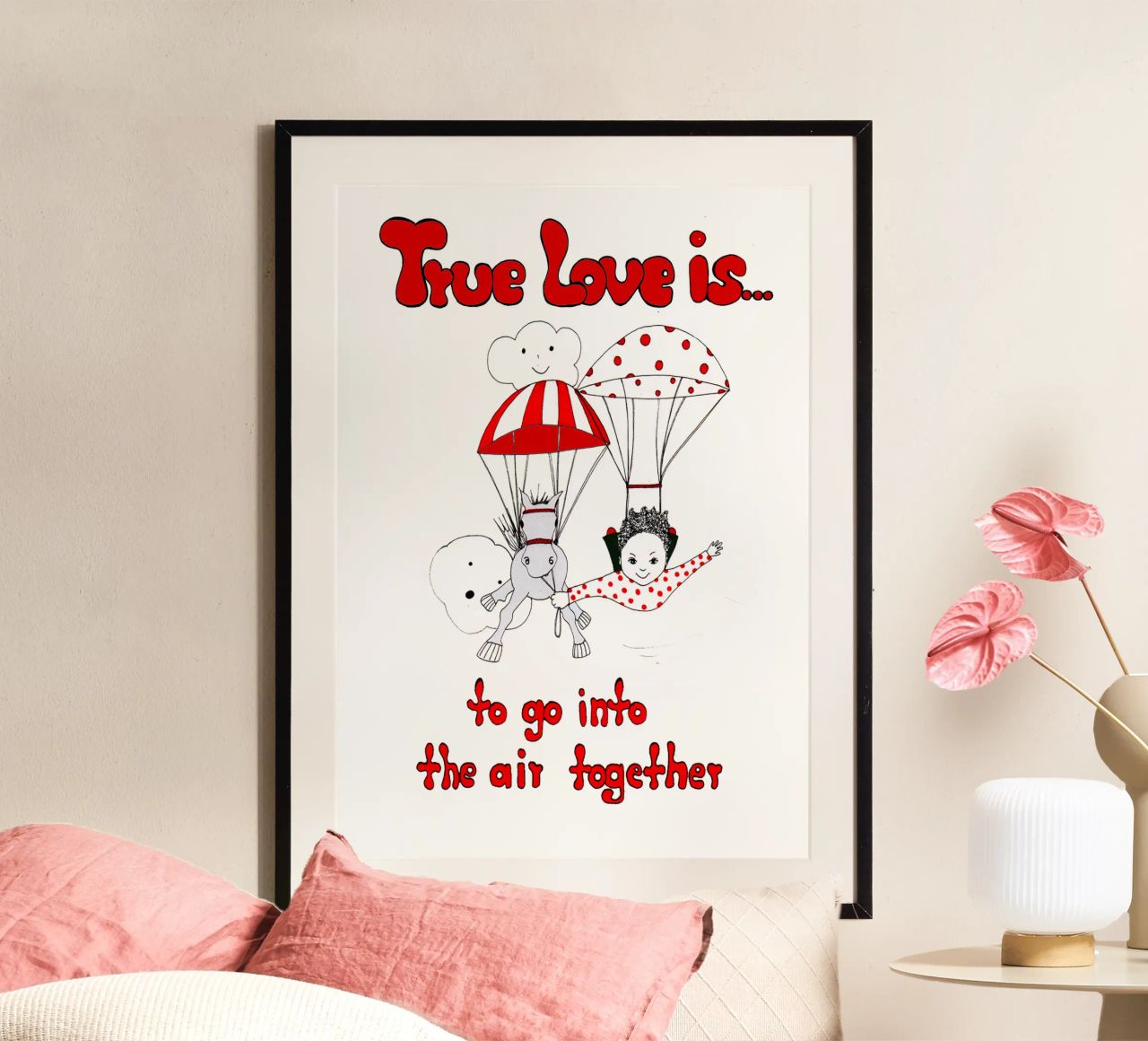 True Love is to go in the air together poster da Pferdemädchen